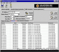 Advanced Subnet Calculator screenshot